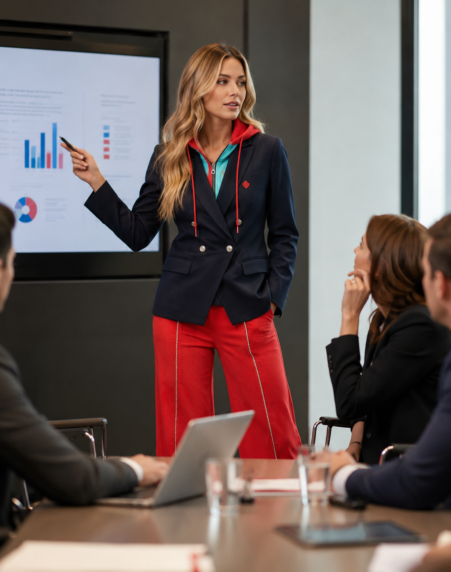 “Game On” Exec Sport Hooded Blazer