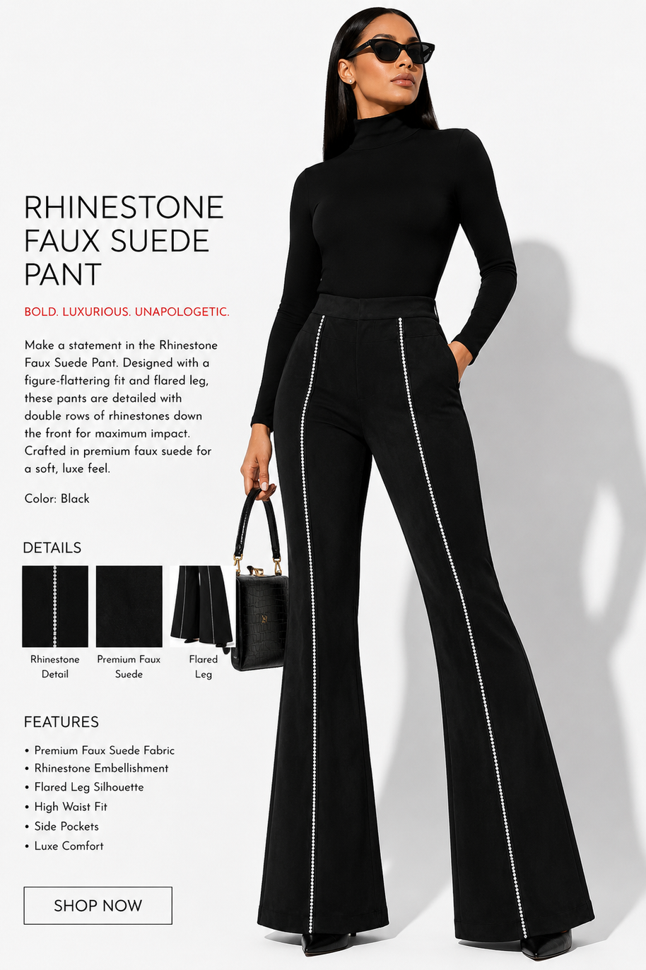 “Touchdown Pant” - Black